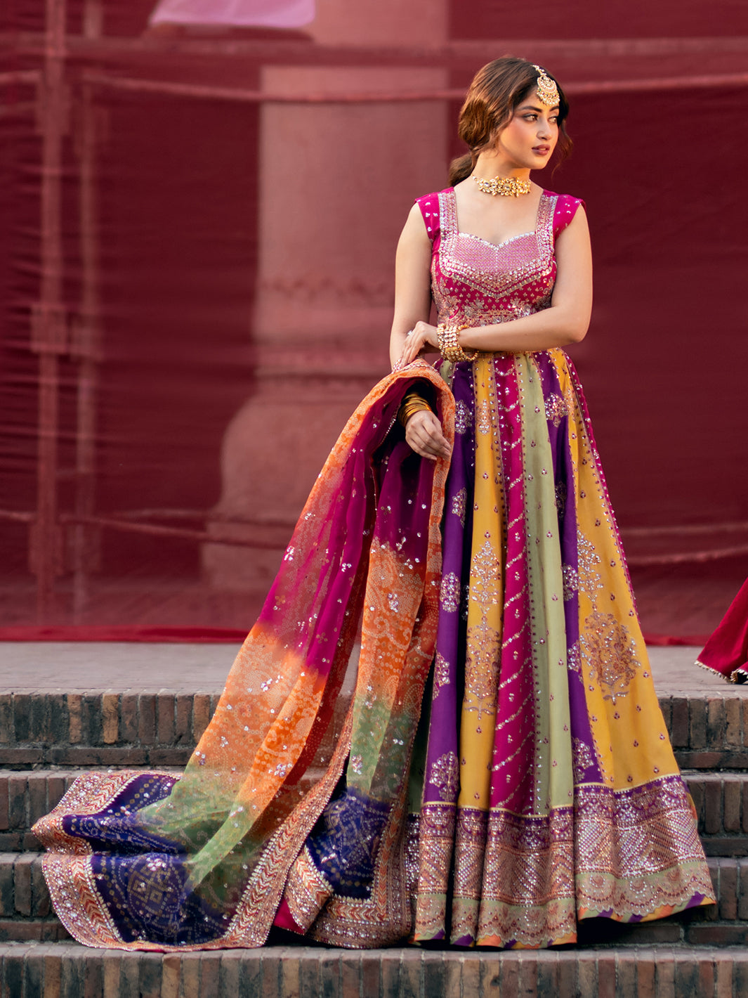 Bin Ilyas | Sona Gachi Luxury Formals | D-607 - by Libasekhas UK - Registered Vendor of : Bin Ilyas - 100% Original Designer Dress