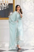 Azure | Embroidered Ensembles 23 | Daisy Charm - by - Libasekhas UK - Registered Vendor of : Azure - 100% Original Designer Dresss
