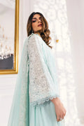 Azure | Embroidered Ensembles 23 | Daisy Charm - by - Libasekhas UK - Registered Vendor of : Azure - 100% Original Designer Dresss