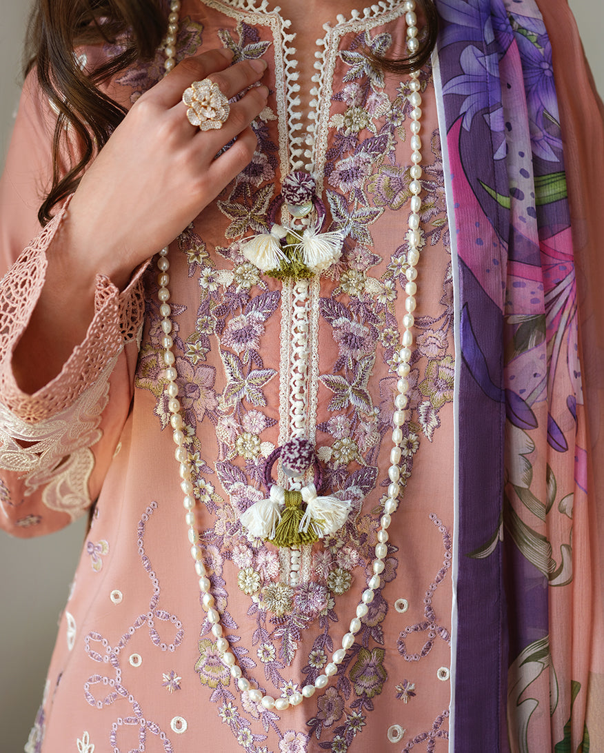 Mushq | Amoi Luxury Lawn | Daisy Chain - by Libasekhas UK - Registered Vendor of : Mushq - 100% Original Designer Dress