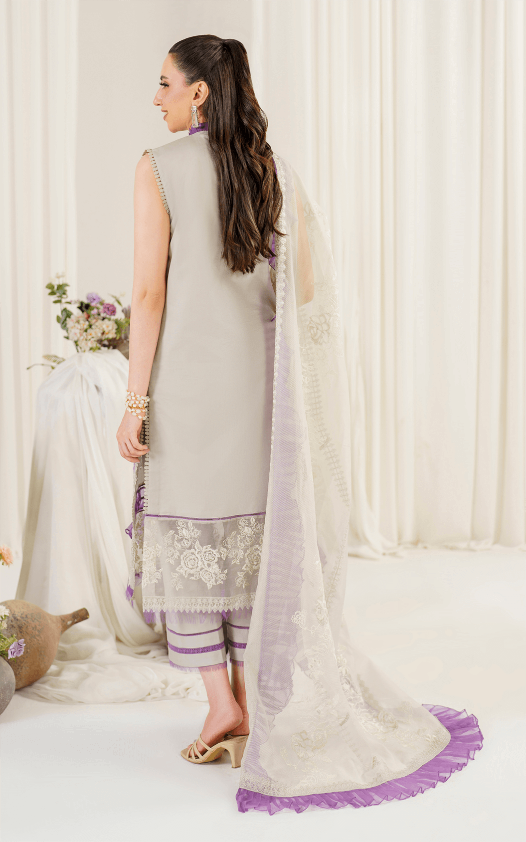 Asifa and Nabeel | Pretty in Pink Limited Edition | Daphne (PP-5) - by - Libasekhas UK - Registered Vendor of : Asifa and Nabeel - 100% Original Designer Dresss