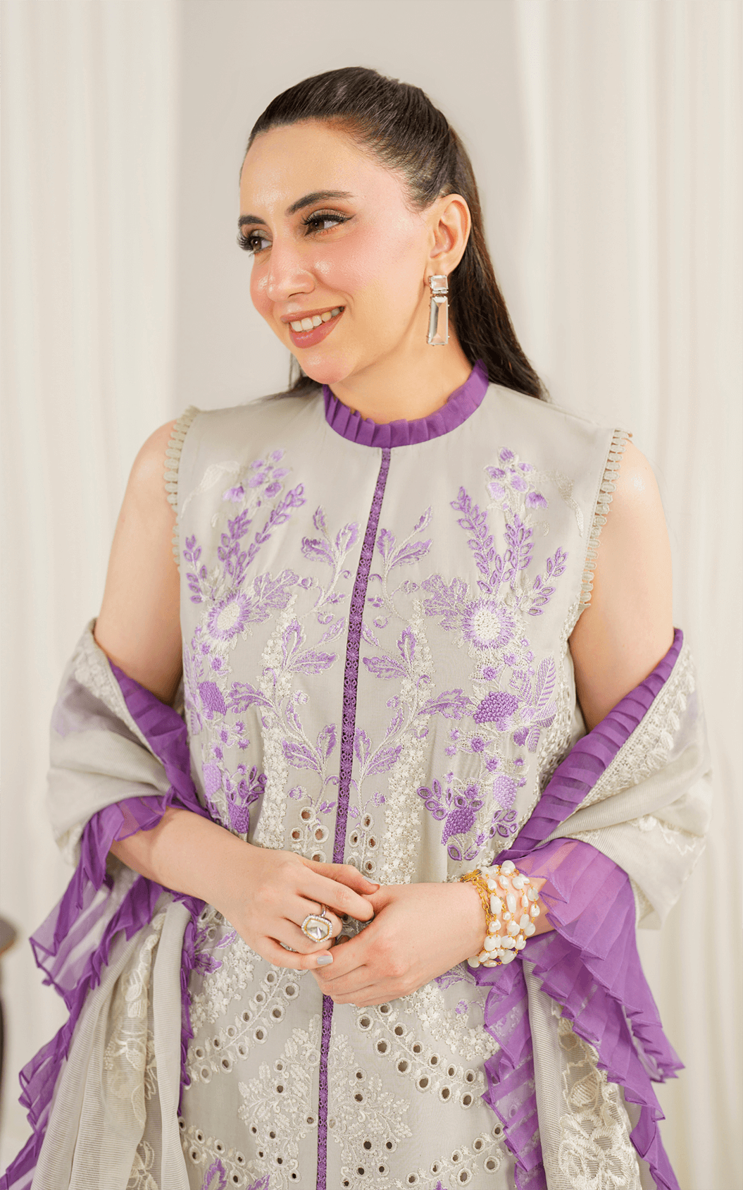 Asifa and Nabeel | Pretty in Pink Limited Edition | Daphne (PP-5) - by - Libasekhas UK - Registered Vendor of : Asifa and Nabeel - 100% Original Designer Dresss