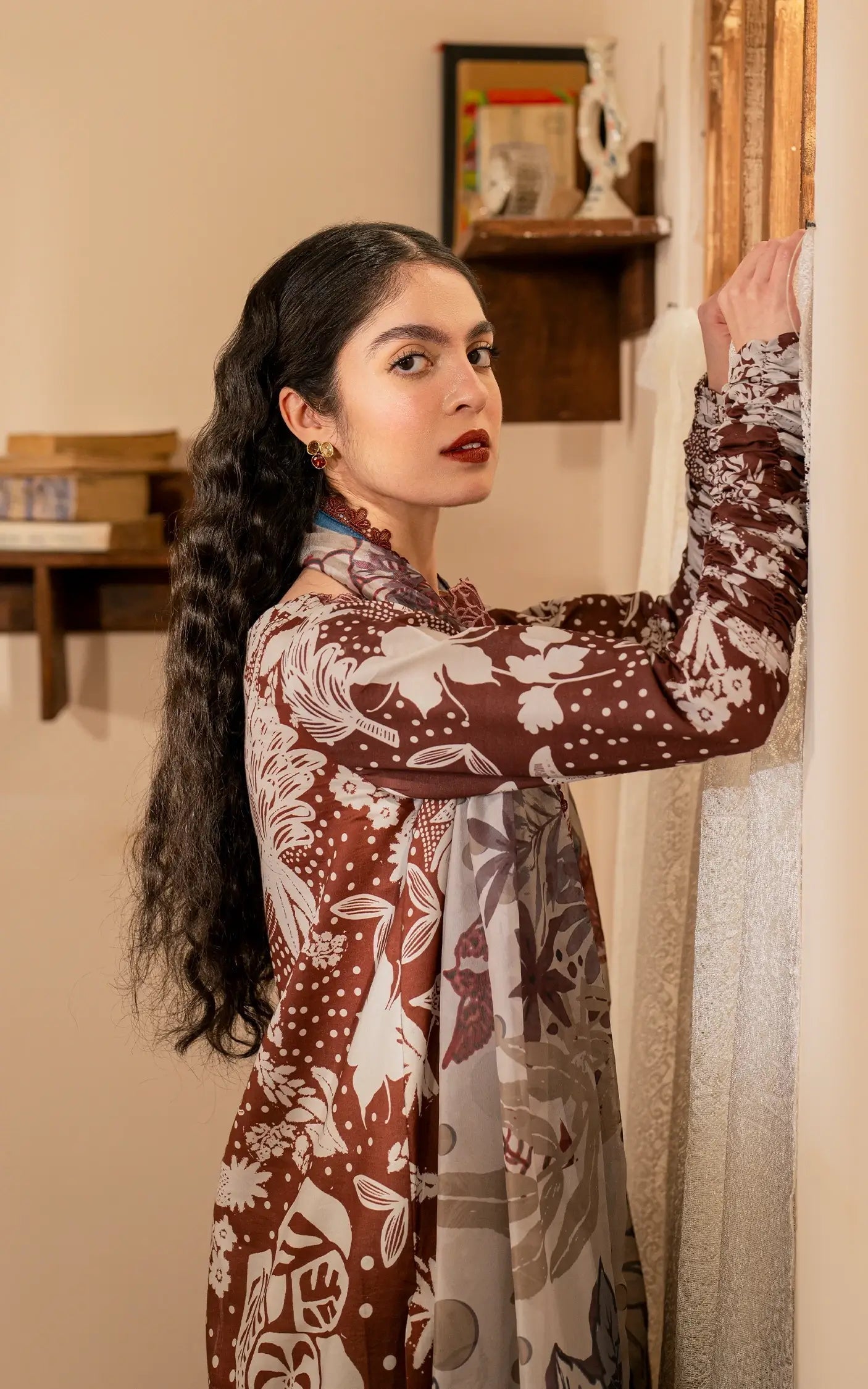 Asifa and Nabeel | Meraki Vintage 25 | Darcheeni (MVL25-07) - by - Libasekhas UK - Registered Vendor of : Asifa and Nabeel - 100% Original Designer Dresss