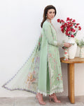 Roheenaz | Floral Reverie Luxury Lawn | Daydream Gleam - by Libasekhas UK - Registered Vendor of : Roheenaz - 100% Original Designer Dress