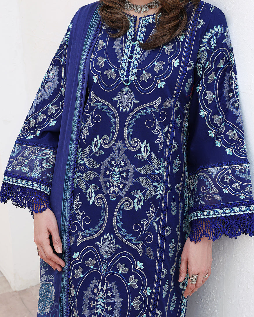 Roheenaz | Floral Reverie Luxury Lawn | Daylight Charm - by Libasekhas UK - Registered Vendor of : Roheenaz - 100% Original Designer Dress