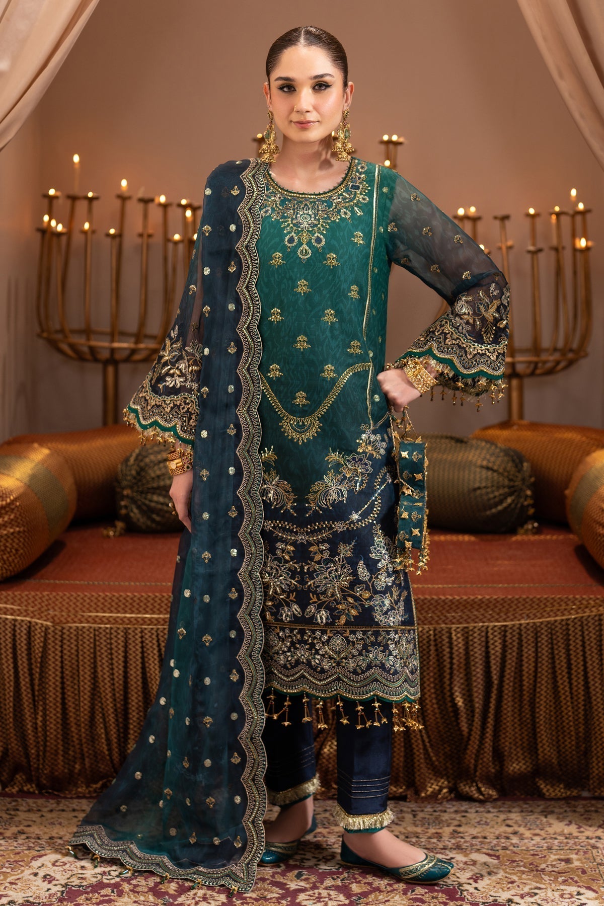Alizeh | Jhalak Formals | AF-JHLK-04-DEEWANI - by - Libasekhas UK - Registered Vendor of : Alizeh - 100% Original Designer Dresss
