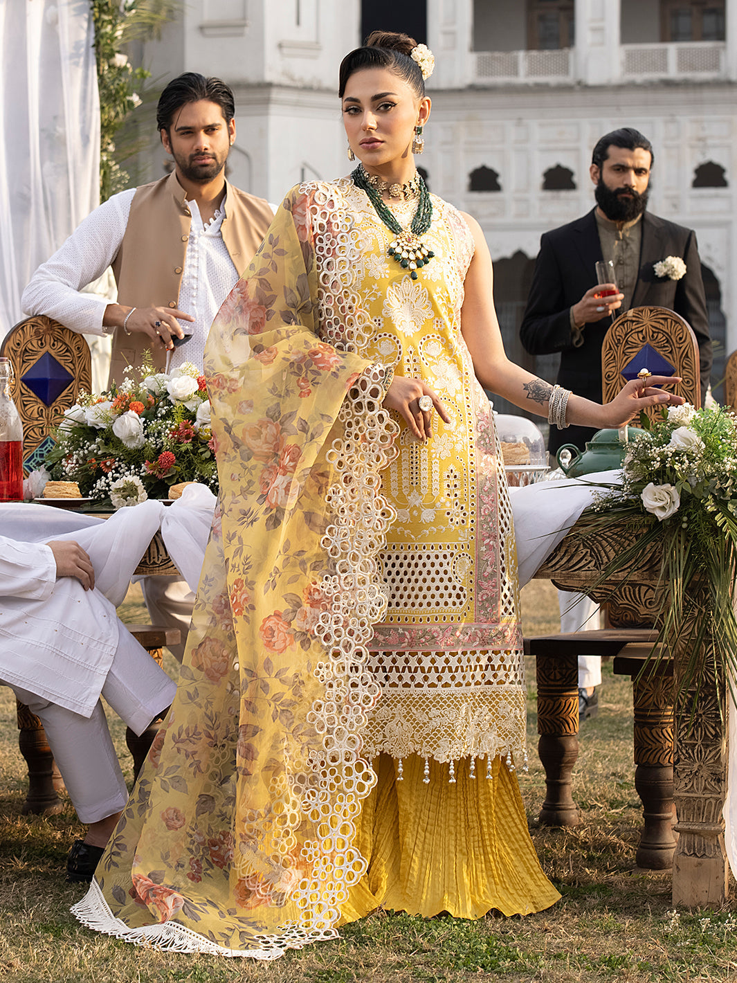 Mahnur | Mahrukh Luxury Lawn 24 | DELIA - by - Libasekhas UK - Registered Vendor of : Mahnur - 100% Original Designer Dresss