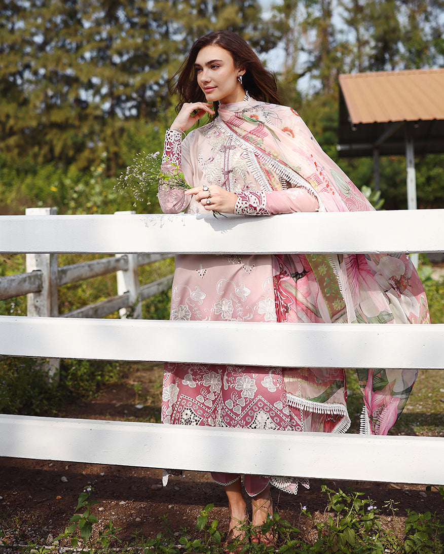 Mushq | Solace Ombre Chikankari | Dew Drift - by Libasekhas - Registered Vendor of : Mushq - 100% Original Designer Dress