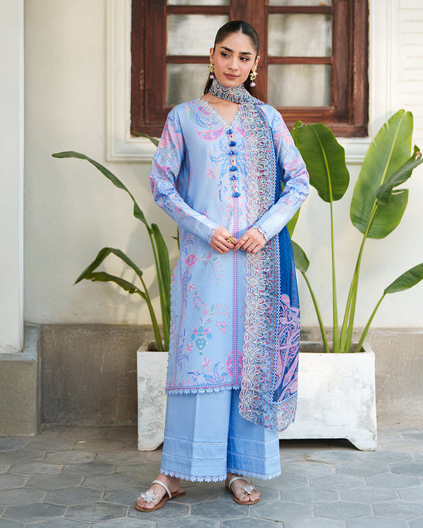 Roheenaz | Whispered Florals | Dewlight Bloom - by Libasekhas UK - Registered Vendor of : Roheenaz - 100% Original Designer Dress