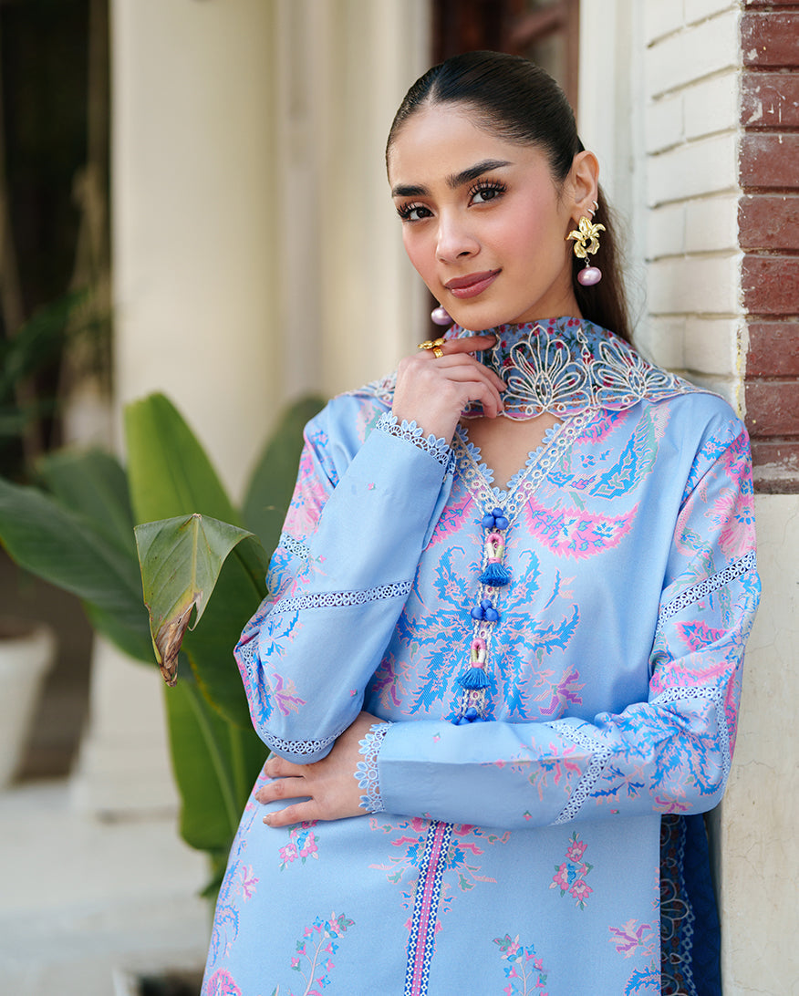 Roheenaz | Whispered Florals | Dewlight Bloom - by Libasekhas UK - Registered Vendor of : Roheenaz - 100% Original Designer Dress