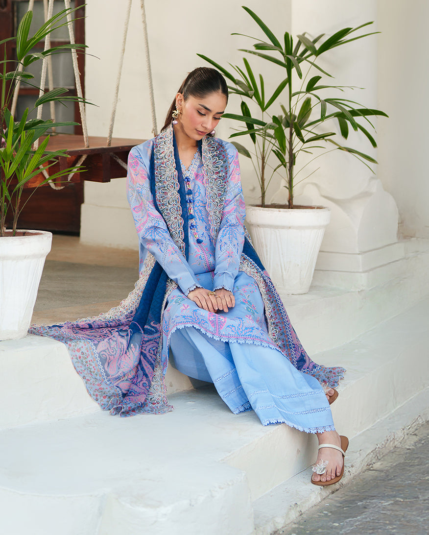 Roheenaz | Whispered Florals | Dewlight Bloom - by Libasekhas UK - Registered Vendor of : Roheenaz - 100% Original Designer Dress