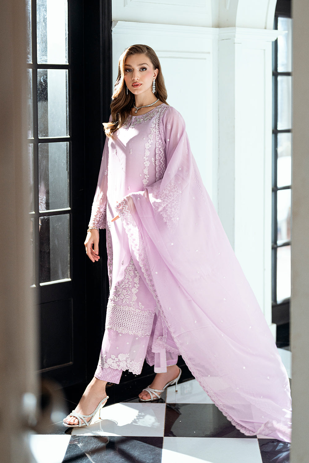 Azure | Ensembles | Dewy Lavender - by Libasekhas UK - Registered Vendor of : Azure - 100% Original Designer Dress