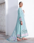 Roheenaz | Floral Reverie Luxury Lawn | Dewy Mist - by Libasekhas UK - Registered Vendor of : Roheenaz - 100% Original Designer Dress