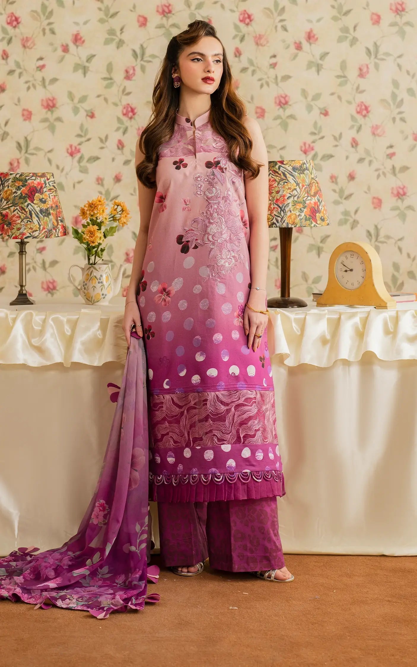 Asifa and Nabeel | Meraki Vintage 25 | Dosti (MVL25-11) - by - Libasekhas UK - Registered Vendor of : Asifa and Nabeel - 100% Original Designer Dresss
