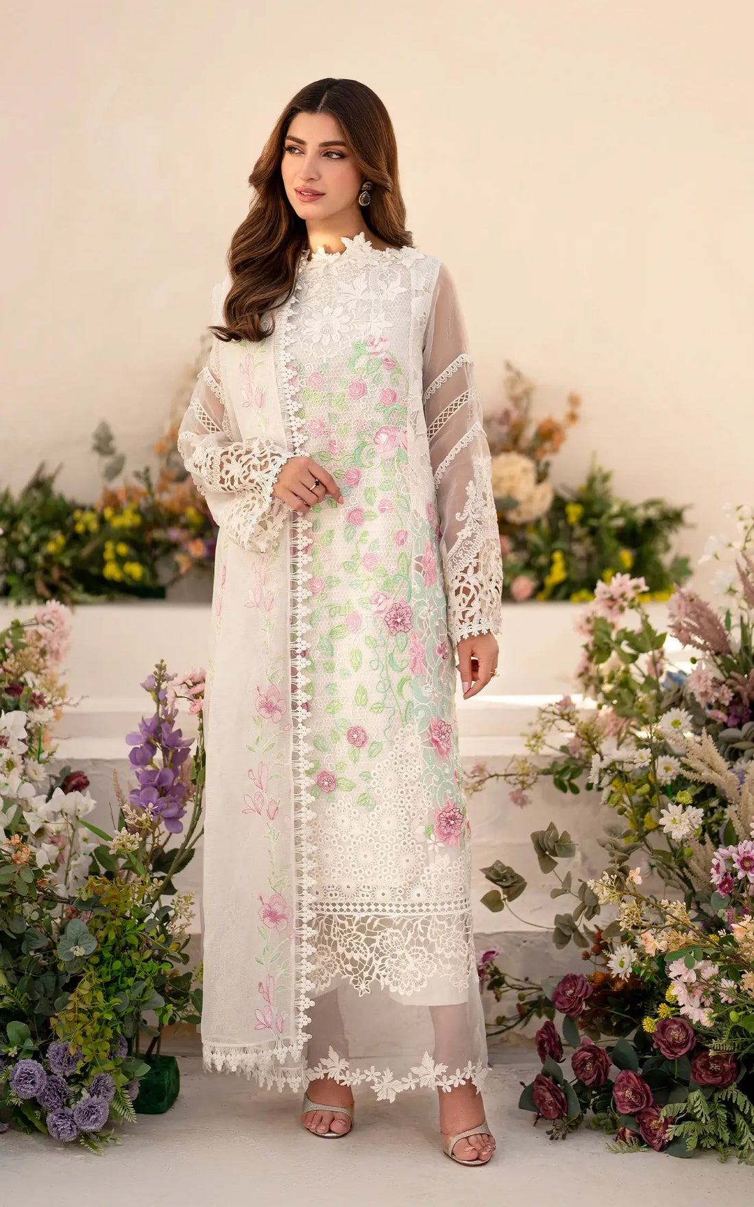 Asifa and Nabeel | Azalia Summer 25 | Dove (AZL25-03) - Ladies Clothes -  Libasekhas