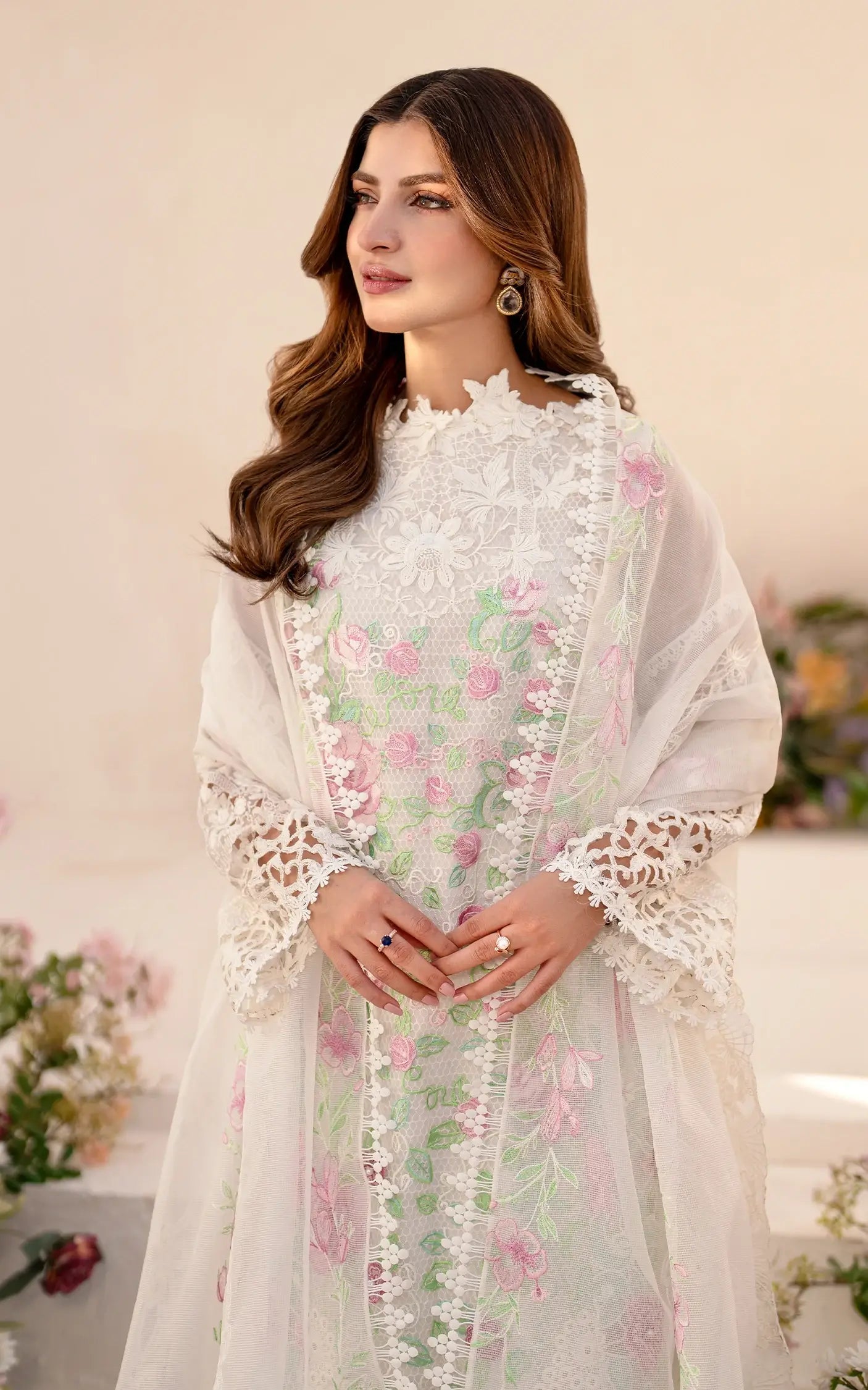 Asifa and Nabeel | Azalia Summer 25 | Dove (AZL25-03) - by - Libasekhas UK - Registered Vendor of : Asifa and Nabeel - 100% Original Designer Dresss