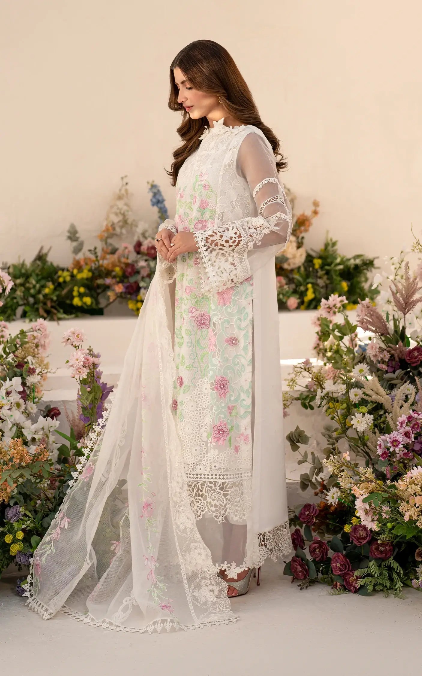 Asifa and Nabeel | Azalia Summer 25 | Dove (AZL25-03) - by - Libasekhas UK - Registered Vendor of : Asifa and Nabeel - 100% Original Designer Dresss