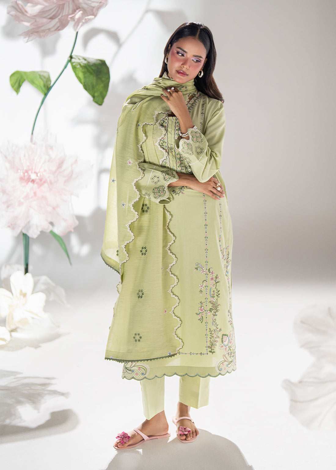Sahane | Blush n Bliss Premium | LP63001 Mint Blush - by Libasekhas UK - Registered Vendor of : Sahane - 100% Original Designer Dress