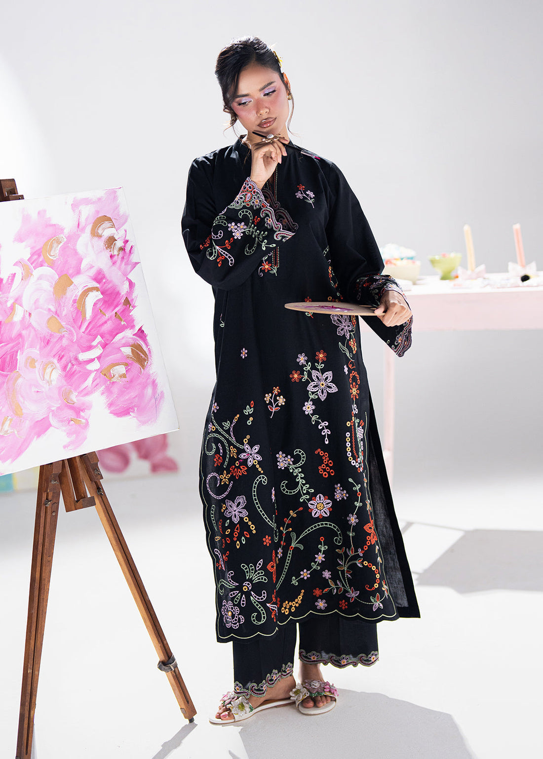 Sahane | Blush n Bliss Premium | LP63006 Midnight Petal - by Libasekhas UK - Registered Vendor of : Sahane - 100% Original Designer Dress