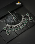 Drop Cut Necklace - by - Libasekhas UK - Registered Vendor of : Zeesy - 100% Original Designer Dresss