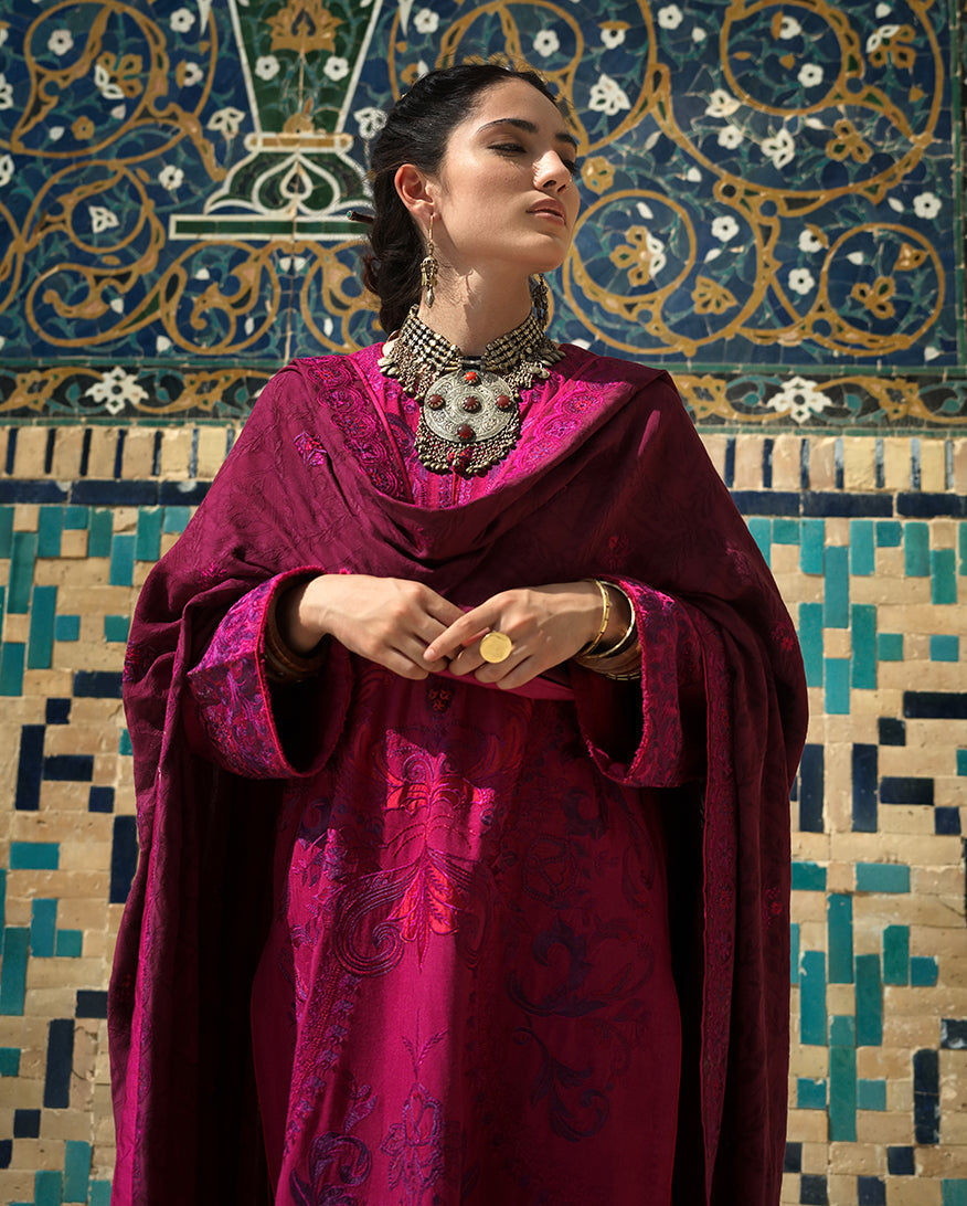 Mushq | Bukhara Winter Edit | Dusk Whisper - by Libasekhas UK - Registered Vendor of : Mushq - 100% Original Designer Dress