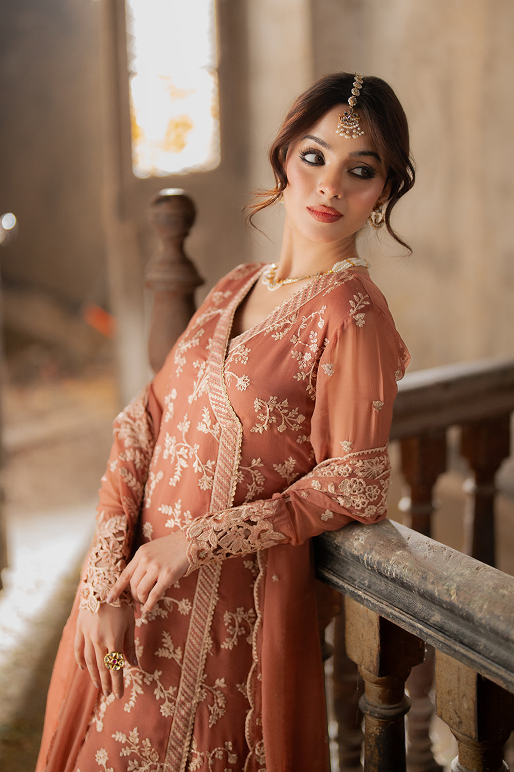 Azure | Ensembles | Dusky Bloom - by Libasekhas UK - Registered Vendor of : Azure - 100% Original Designer Dress
