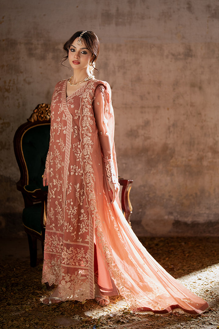 Azure | Ensembles Embroidered Formals | Dusky Bloom - by - Libasekhas UK - Registered Vendor of : Azure - 100% Original Designer Dresss