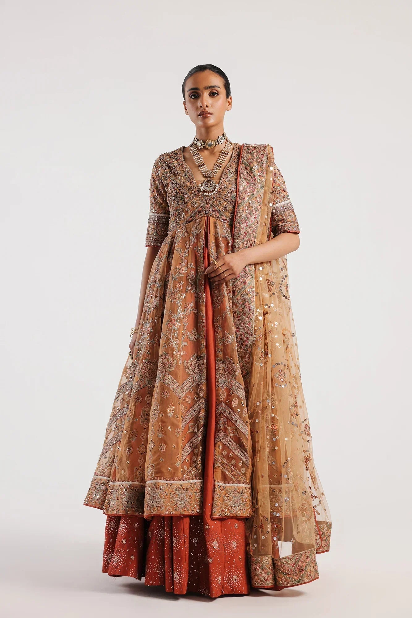 Ethnic | Luxe Formal Collection | E0022/115/114 - by - Libasekhas UK - Registered Vendor of : Ethnic - 100% Original Designer Dresss