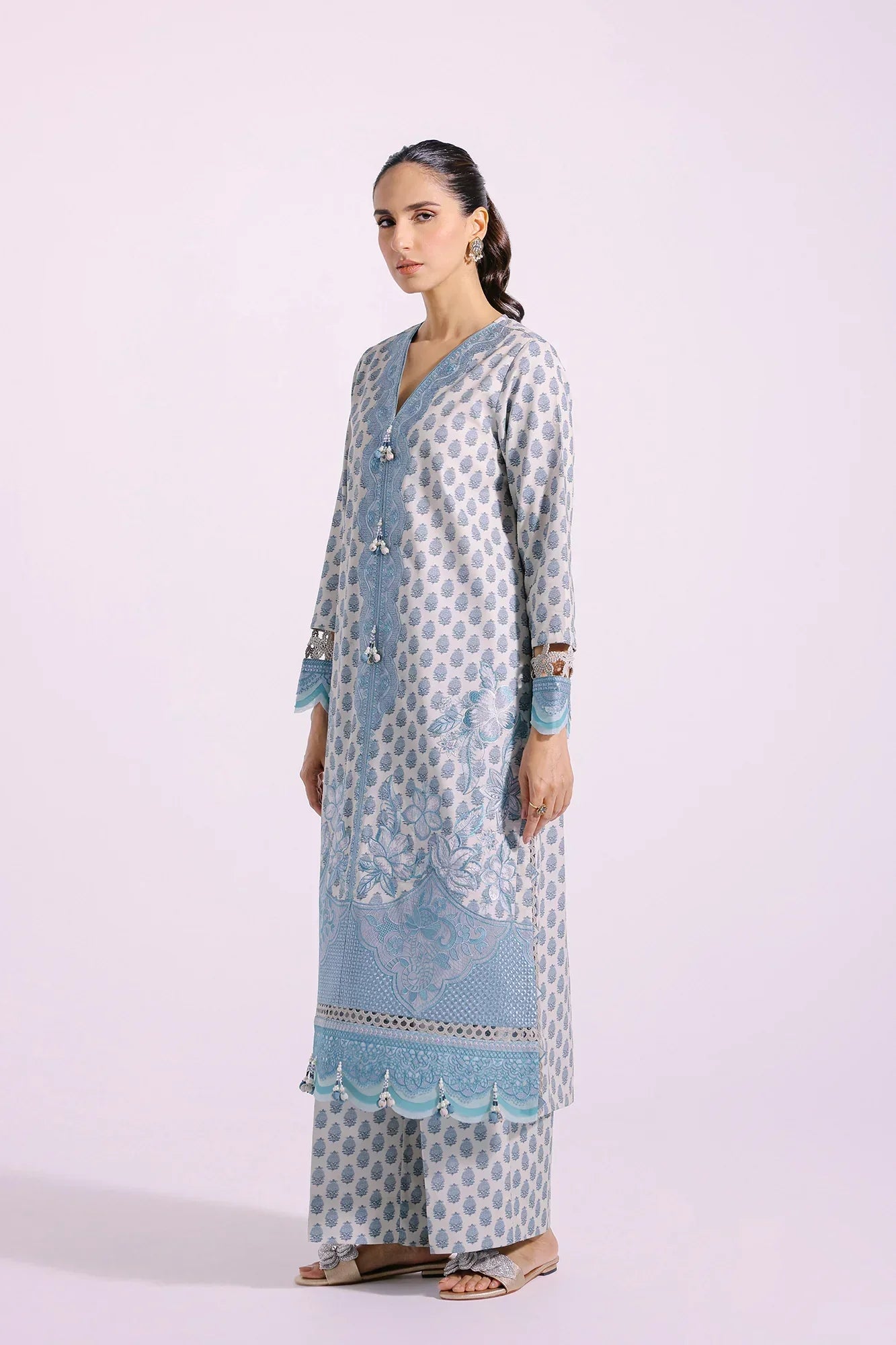 Ethnic | Rozana Collection SS 24 | E0413/203/615 - by - Libasekhas UK - Registered Vendor of : Ethnic - 100% Original Designer Dresss