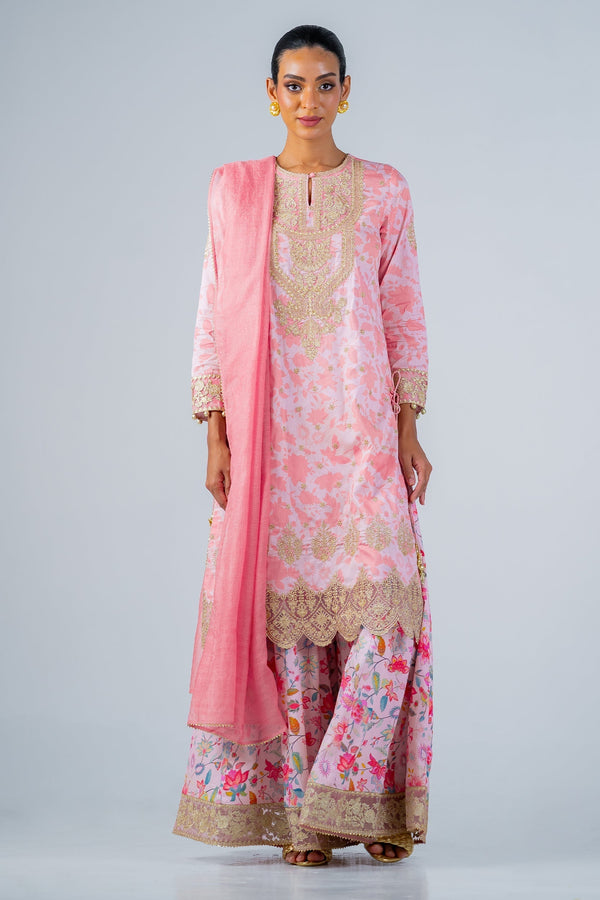 Ego | Diva Premium | PINK CARNATION 3 PIECE - by - Libasekhas UK - Registered Vendor of : Ego - 100% Original Designer Dresss