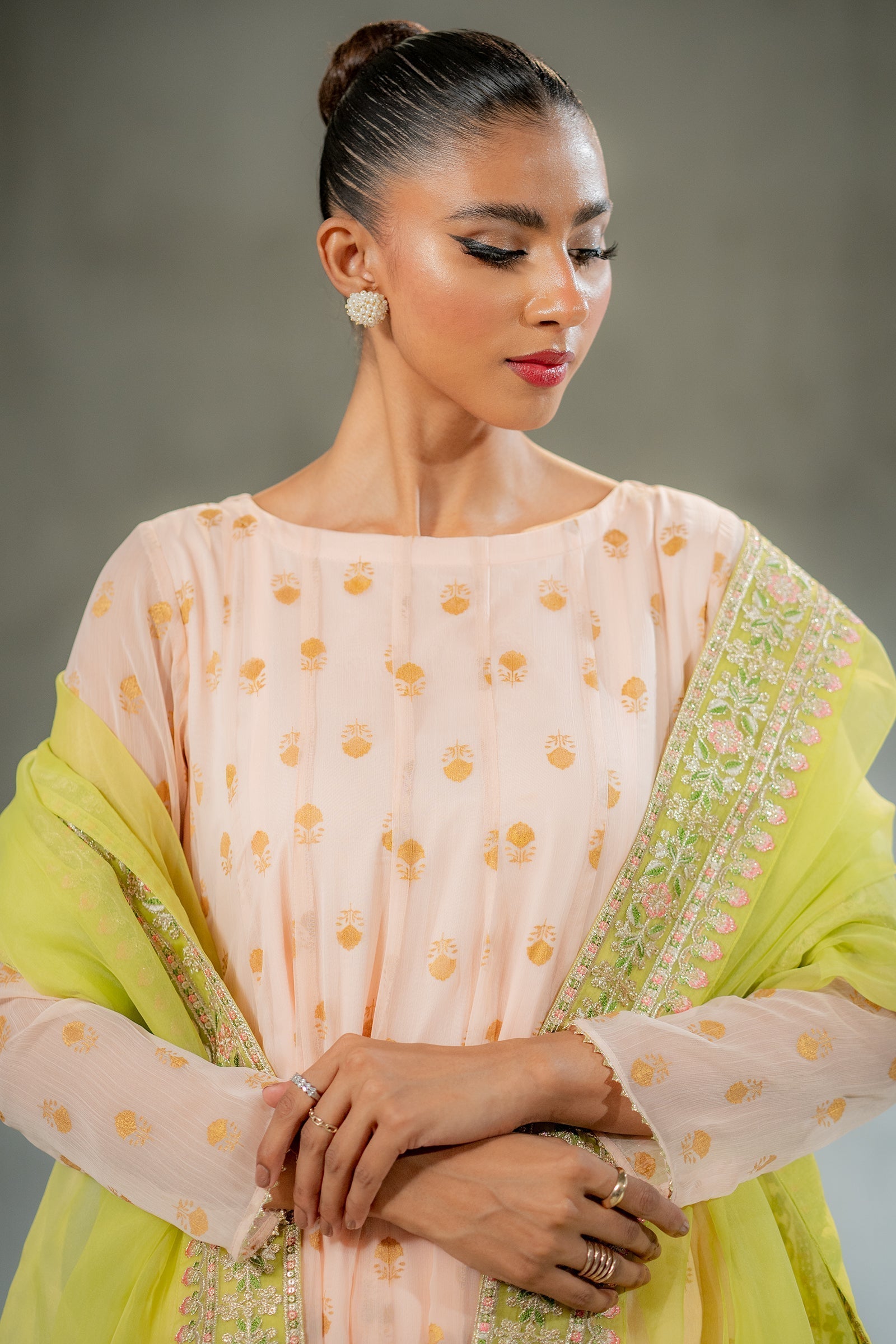 Ego | Diva Premium | SUNEHRI 3 PIECE - by - Libasekhas UK - Registered Vendor of : Ego - 100% Original Designer Dresss