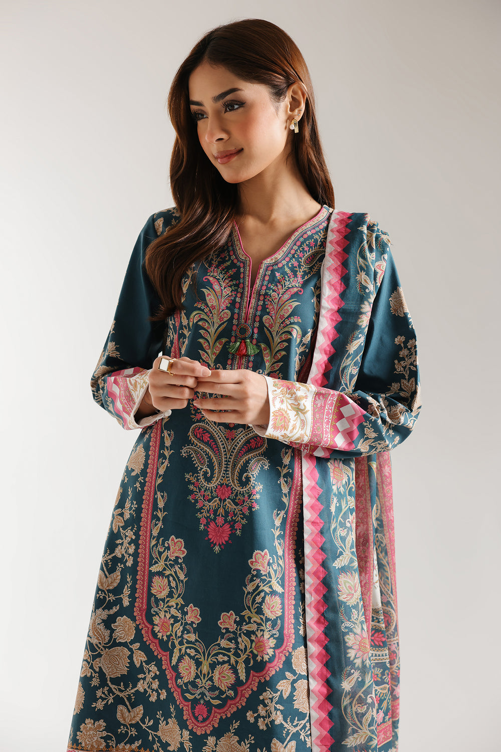 Ethnic | Spring Summer 25 | ES-15 - by - Libasekhas UK - Registered Vendor of : Ethnic - 100% Original Designer Dresss