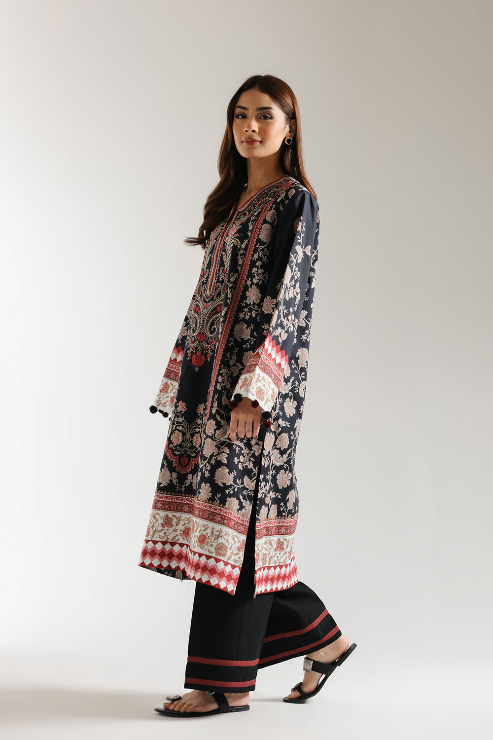 Ethnic | Spring Summer 25 | ES-12 - by - Libasekhas UK - Registered Vendor of : Ethnic - 100% Original Designer Dresss