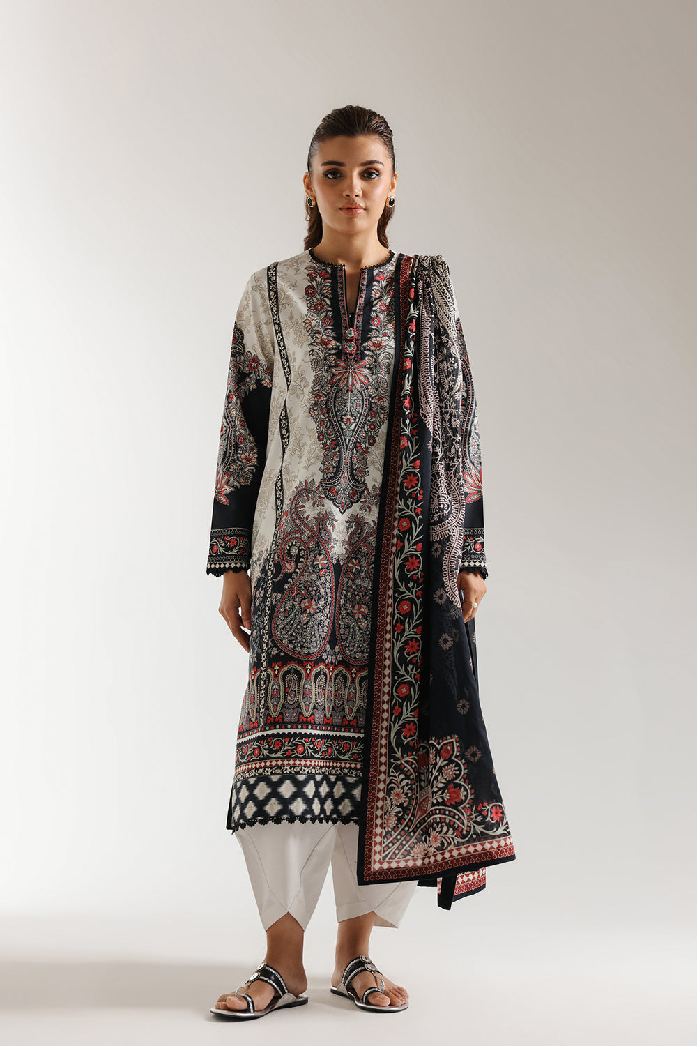 Ethnic | Spring Summer 25 | ES-08 - by - Libasekhas UK - Registered Vendor of : Ethnic - 100% Original Designer Dresss