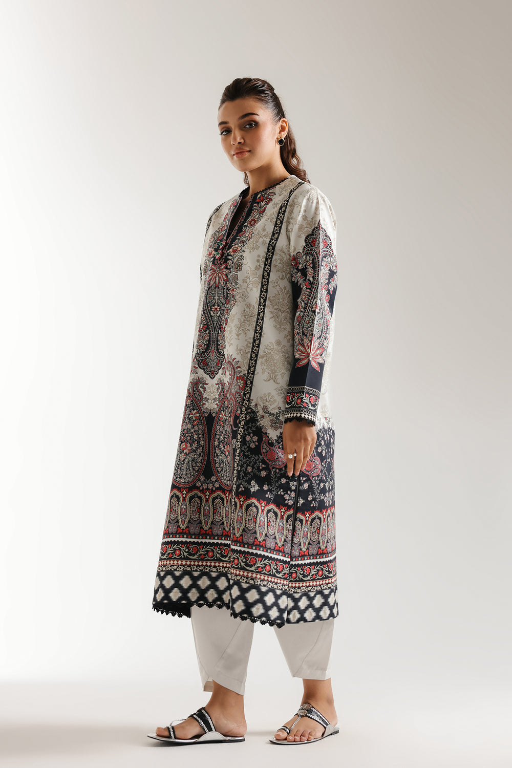 Ethnic | Spring Summer 25 | ES-08 - by - Libasekhas UK - Registered Vendor of : Ethnic - 100% Original Designer Dresss
