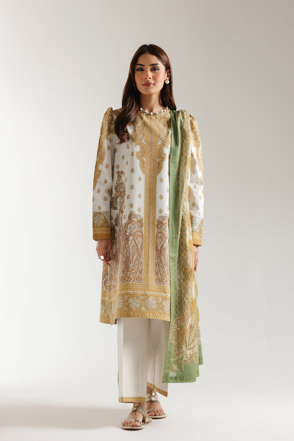 Ethnic | Spring Summer 25 | ES-01 - by - Libasekhas UK - Registered Vendor of : Ethnic - 100% Original Designer Dresss