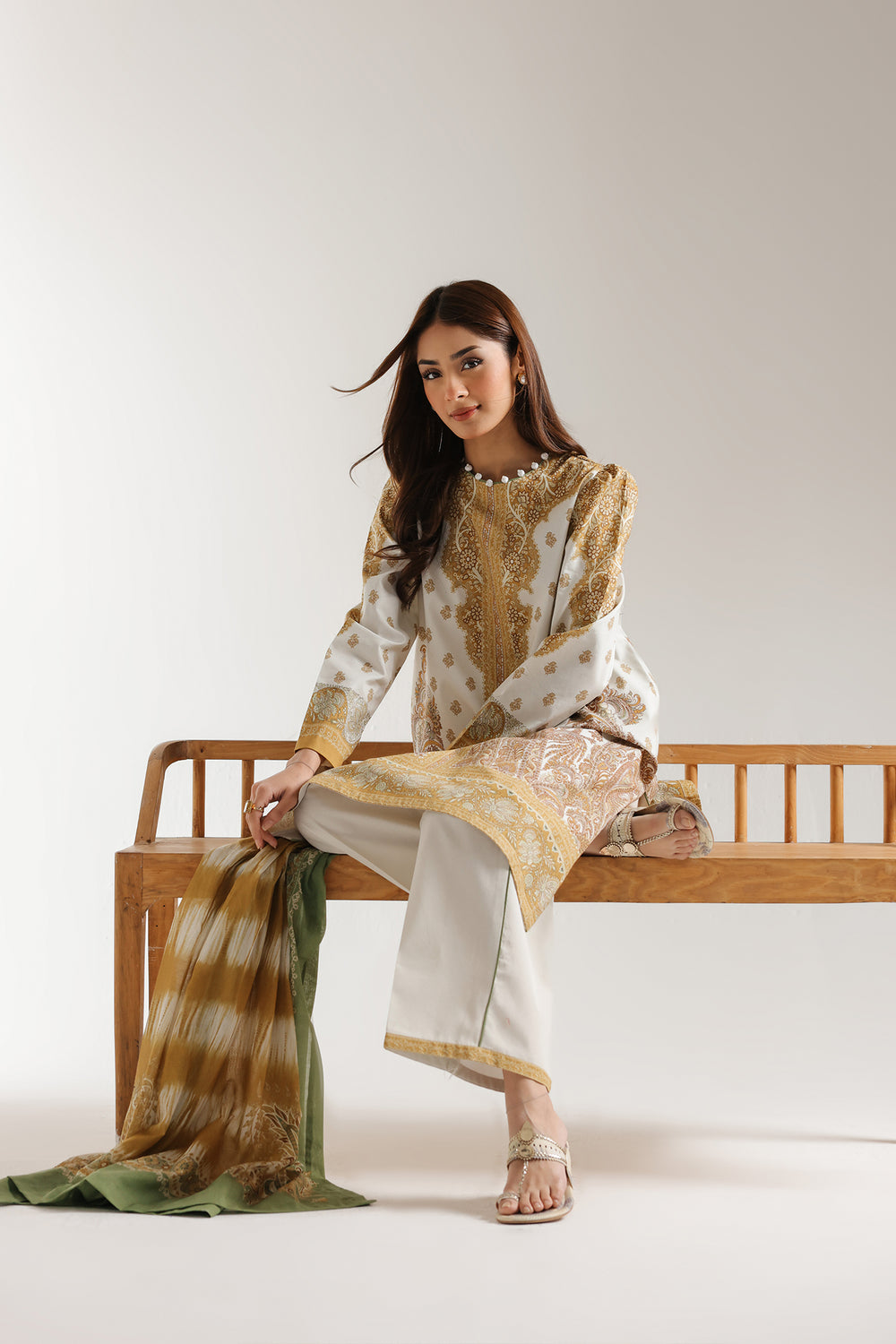 Ethnic | Spring Summer 25 | ES-01 - by - Libasekhas UK - Registered Vendor of : Ethnic - 100% Original Designer Dresss