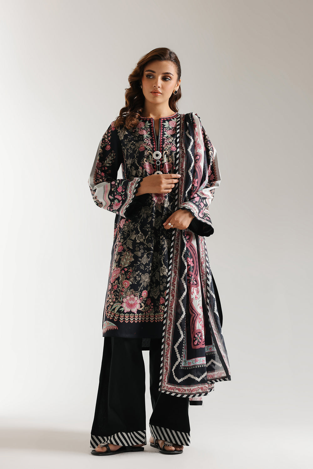 Ethnic | Spring Summer 25 | ES-13 - by - Libasekhas UK - Registered Vendor of : Ethnic - 100% Original Designer Dresss