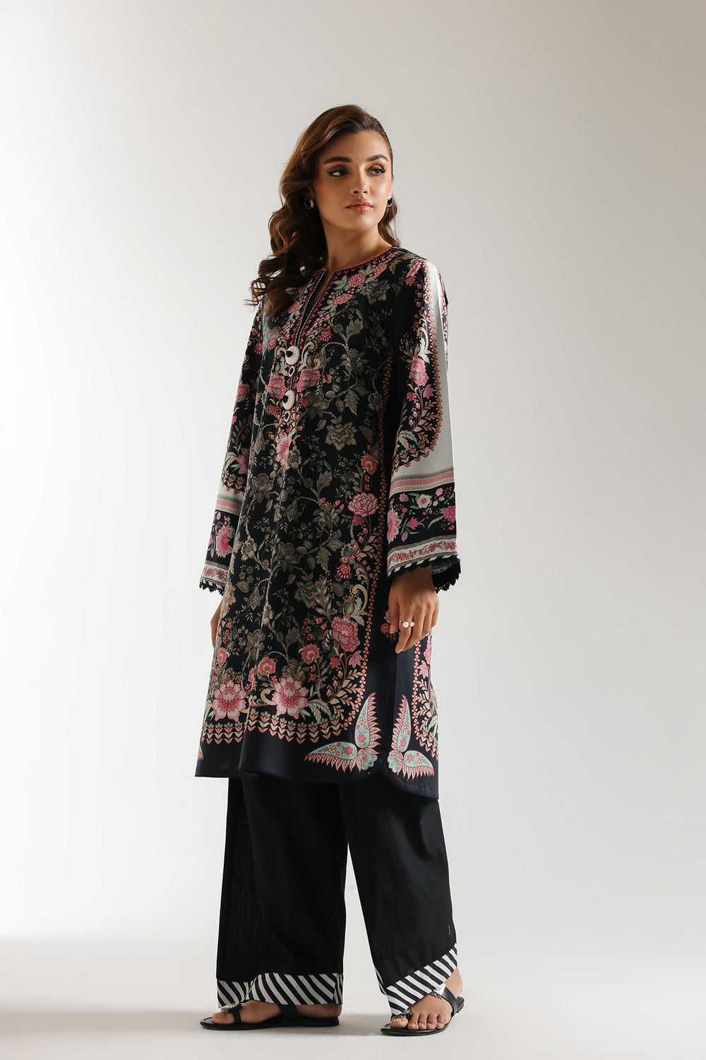 Ethnic | Spring Summer 25 | ES-13 - by - Libasekhas UK - Registered Vendor of : Ethnic - 100% Original Designer Dresss