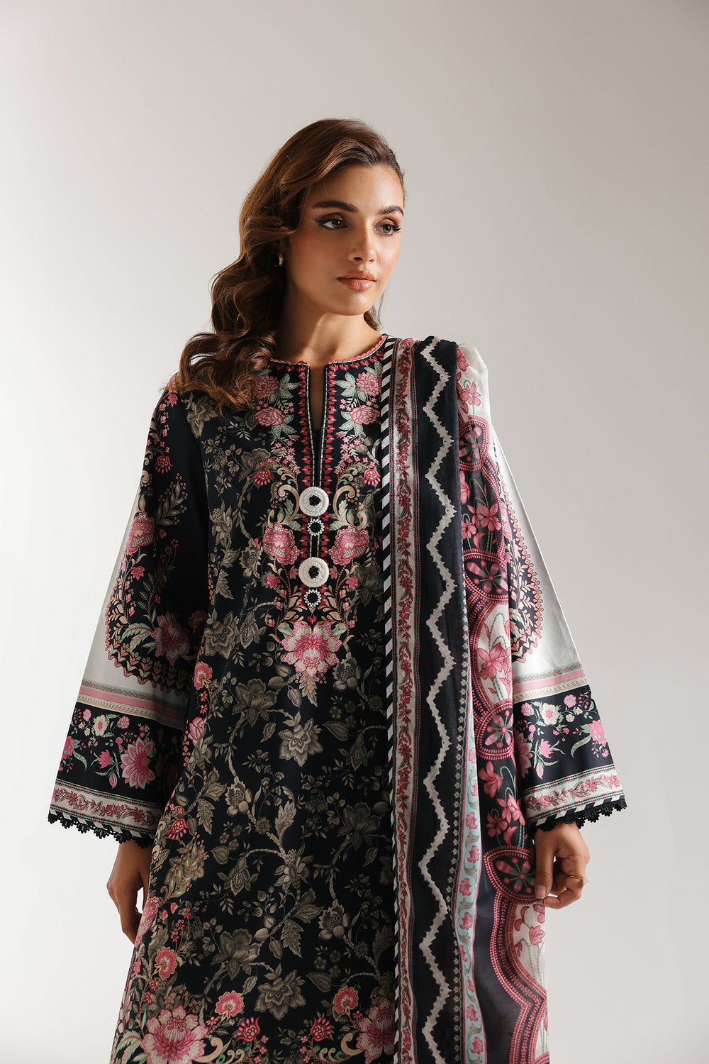 Ethnic | Spring Summer 25 | ES-13 - by - Libasekhas UK - Registered Vendor of : Ethnic - 100% Original Designer Dresss