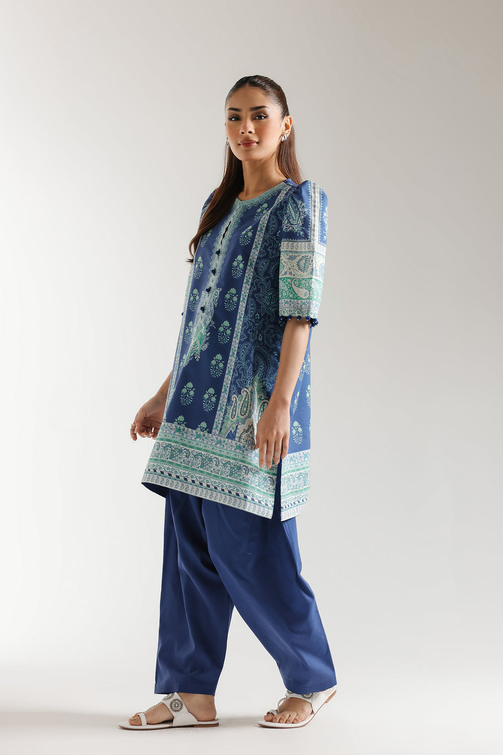 Ethnic | Spring Summer 25 | ES-03 - by - Libasekhas UK - Registered Vendor of : Ethnic - 100% Original Designer Dresss