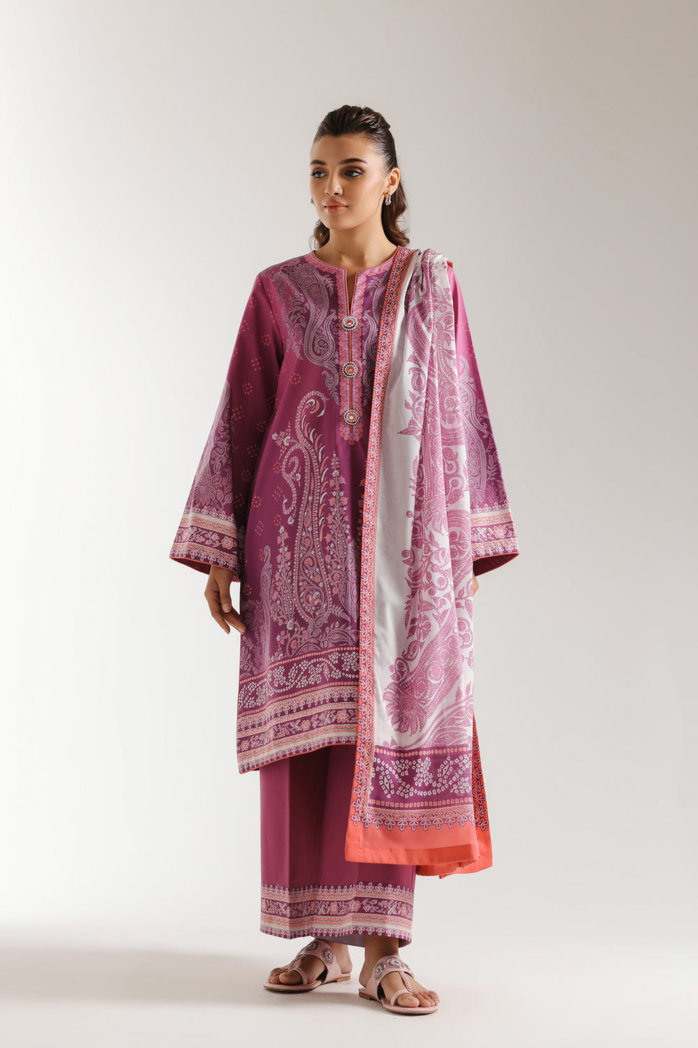 Ethnic | Spring Summer 25 | ES-11 - by - Libasekhas UK - Registered Vendor of : Ethnic - 100% Original Designer Dresss