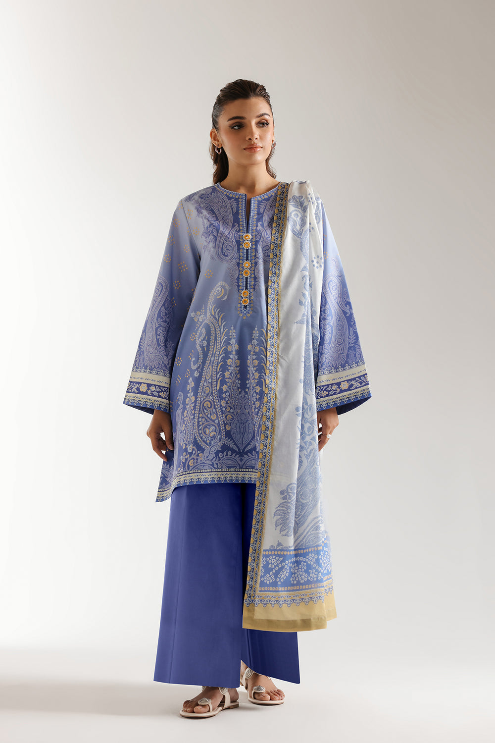 Ethnic | Spring Summer 25 | ES-04 - by - Libasekhas UK - Registered Vendor of : Ethnic - 100% Original Designer Dresss