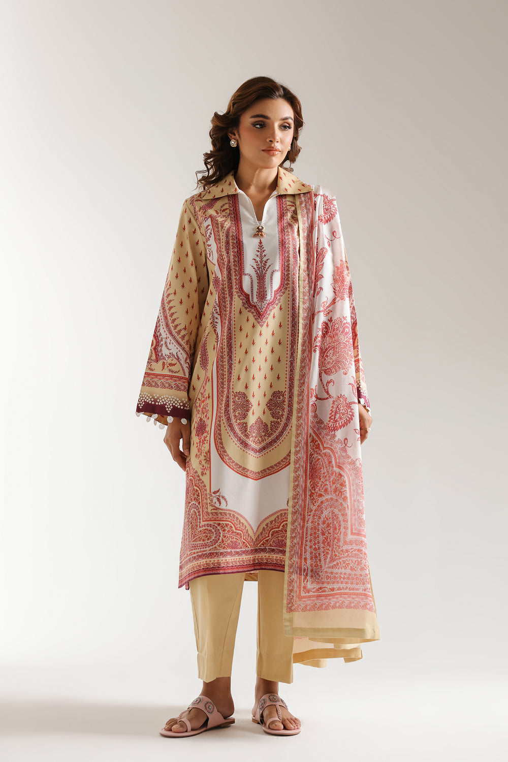 Ethnic | Spring Summer 25 | ES-05 - by - Libasekhas UK - Registered Vendor of : Ethnic - 100% Original Designer Dresss