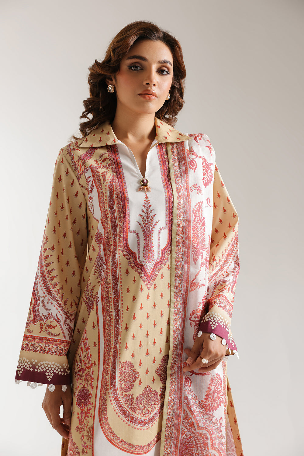 Ethnic | Spring Summer 25 | ES-05 - by - Libasekhas UK - Registered Vendor of : Ethnic - 100% Original Designer Dresss