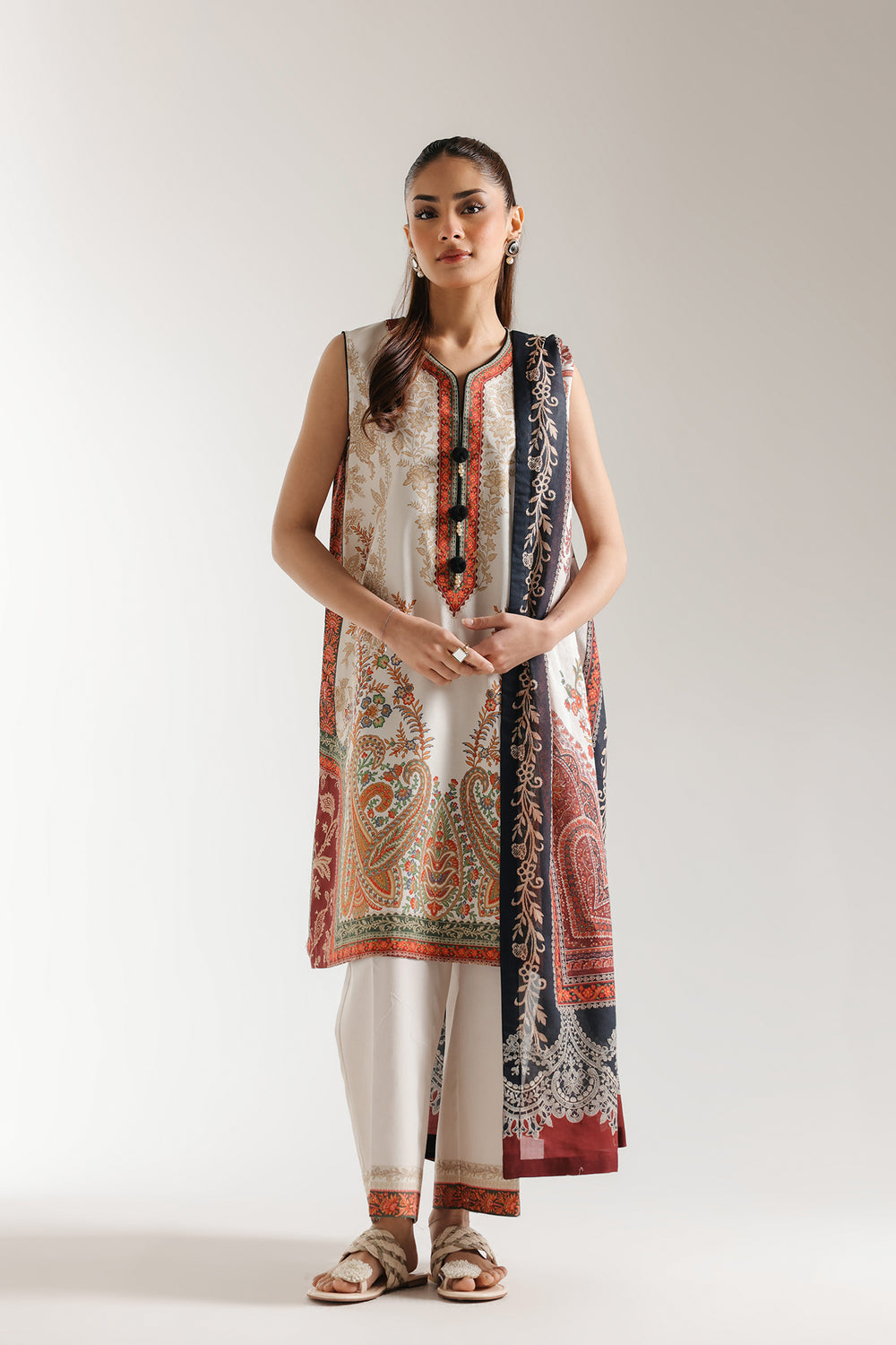 Ethnic | Spring Summer 25 | ES-06 - by - Libasekhas UK - Registered Vendor of : Ethnic - 100% Original Designer Dresss