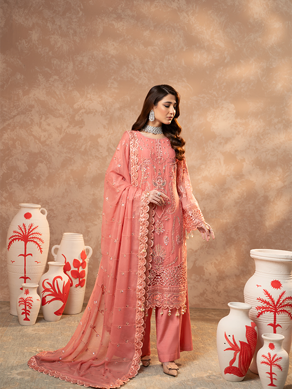 Zebtan | Zeenat Festive Collection | ZN-05 - by - Libasekhas UK - Registered Vendor of : Zebtan - 100% Original Designer Dresss
