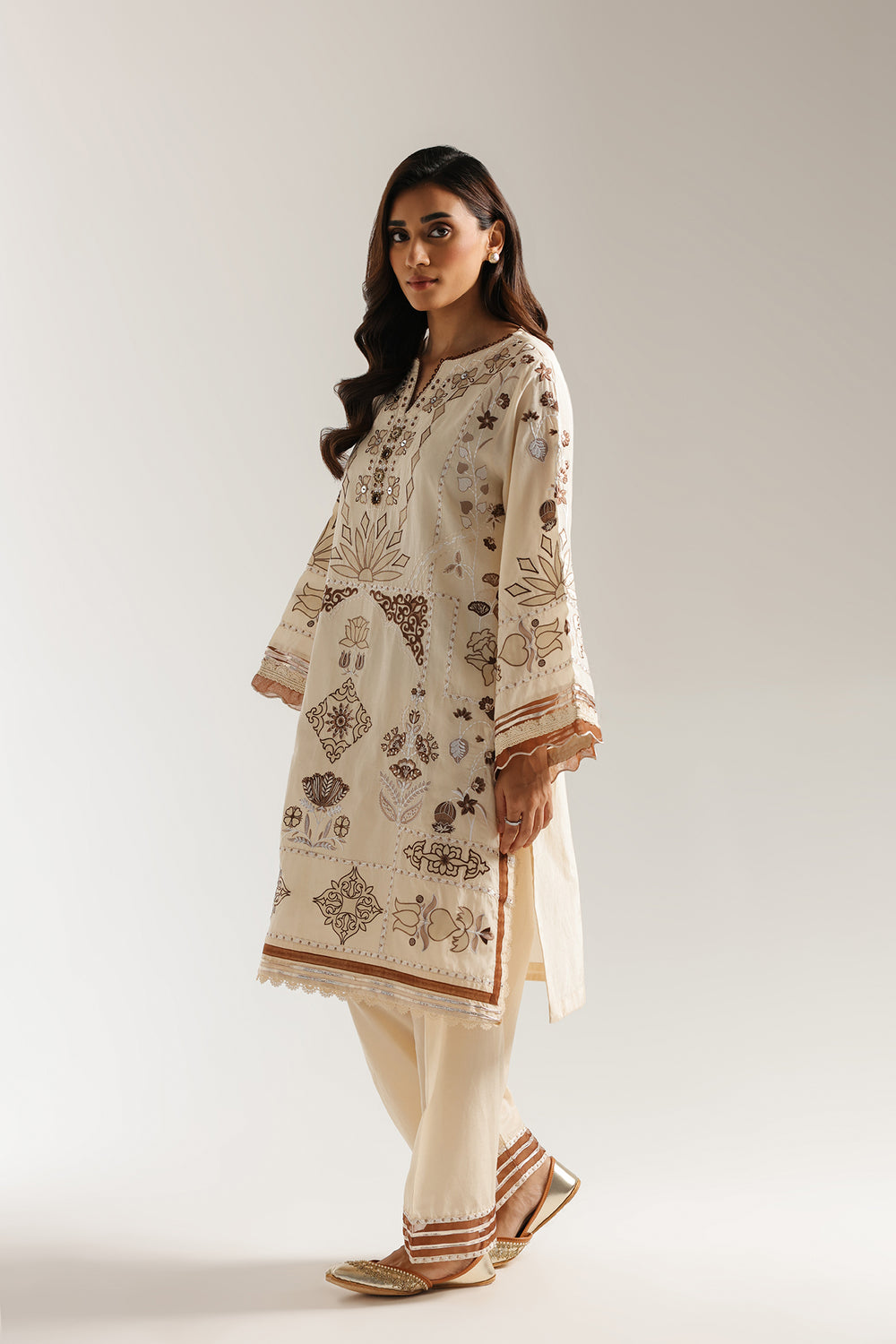 Ethnic | Rozana Collection 25 | Embroidered Dress 22A - by Libasekhas UK - Registered Vendor of : Ethnic - 100% Original Designer Dress