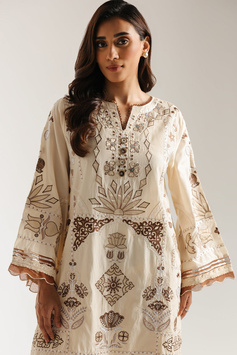 Ethnic | Rozana Collection 25 | Embroidered Dress 22A - by Libasekhas UK - Registered Vendor of : Ethnic - 100% Original Designer Dress