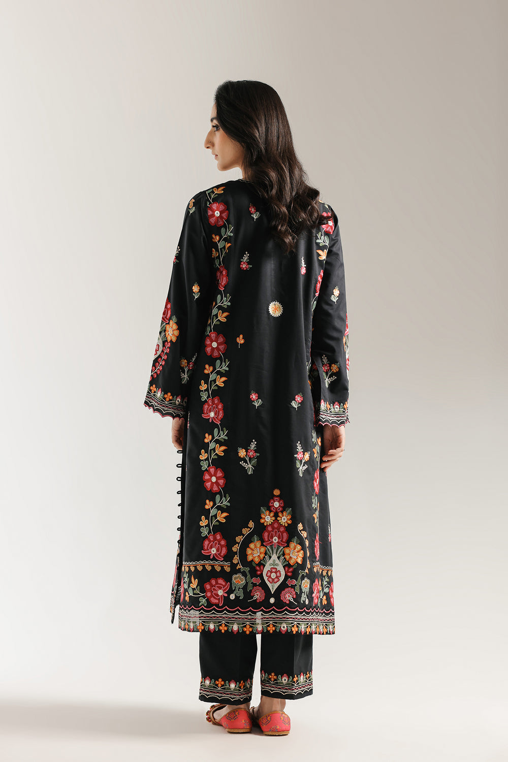 Ethnic | Rozana Collection 25 | Embroidered Dress 16A - by Libasekhas UK - Registered Vendor of : Ethnic - 100% Original Designer Dress